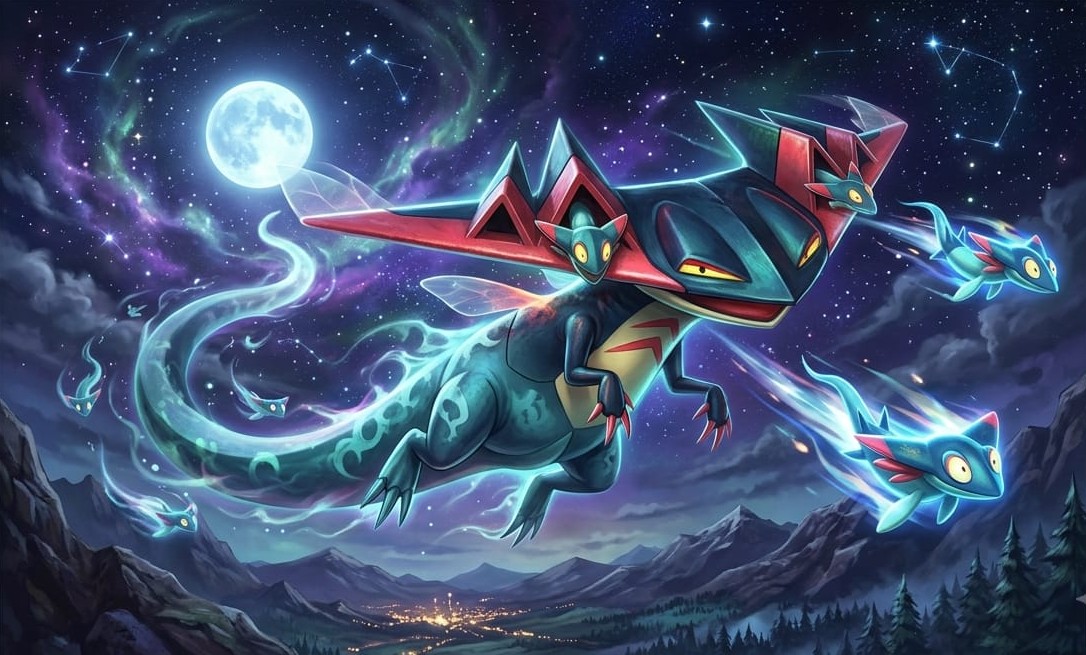 Playmat de Dragapult nocturno